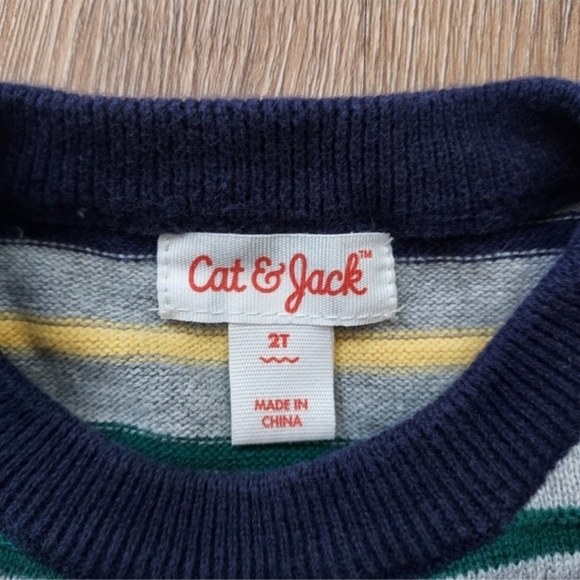 2T Toddler Boy BUNDLE Sweater, Button Down Shirt & Pant, Short Sleeve Polo - Picture 7 of 12